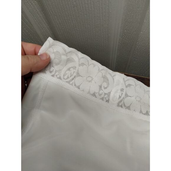 Hey Girl NWT Size Large White Butt Lifter Shapewear Lace Trim Panty Shorts - Picture 3 of 6